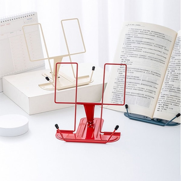 Bogholder Metal Bogstøtte RØD red