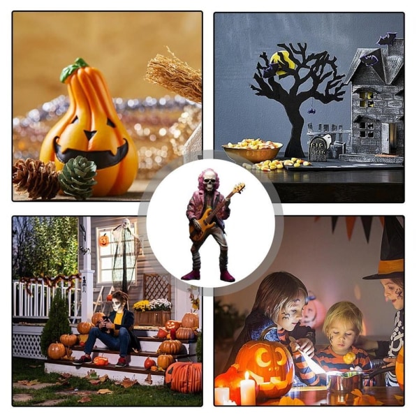 Roll Skeleton Band Figurines Skull Crafts A A A