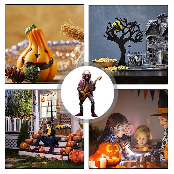 Roll Skeleton Band Figurines Skull Crafts D D D