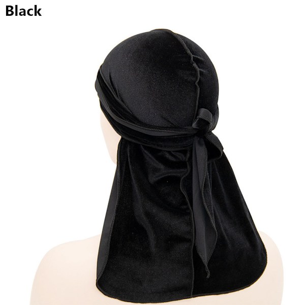 1st Durags Kepsar Bandana Hat SVART black