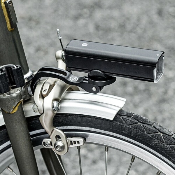 Cykel Framgaffel Ljusfäste Cykellampa Förlängningsfäste Black