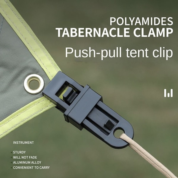 Tarp Clip Vindrep Spänne RÖTT 5ST 5ST Red 5Pcs-5Pcs