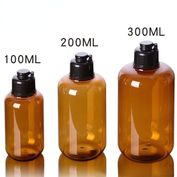 5 Stk Kosmetisk Emballage Flasker Krydderiæske TRANSPARENT 100ML Transparent 100ML