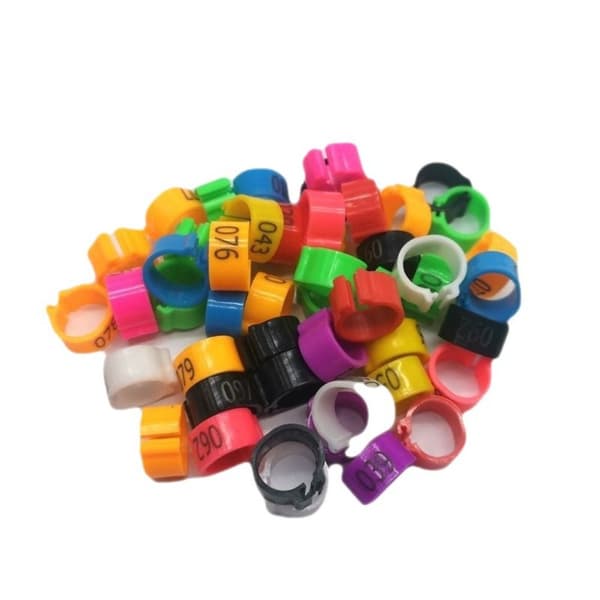 Due Ringe Klipsringe LYSERØD Pink