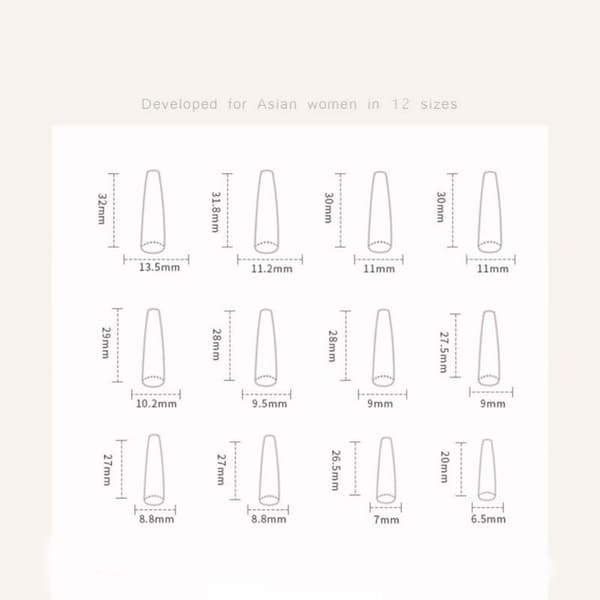 False Nails Fake Nails Nageltips W1163