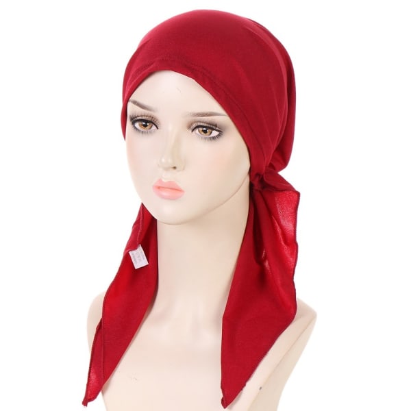 Turban Hat Chemo Cap VIN Wine