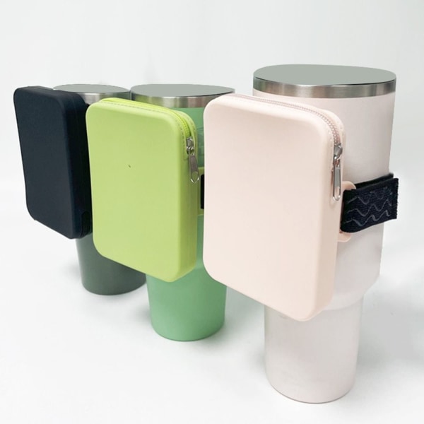 Silikon påse för vattenflaska Vattenflaska påse LJUSGRÖN Light Green
