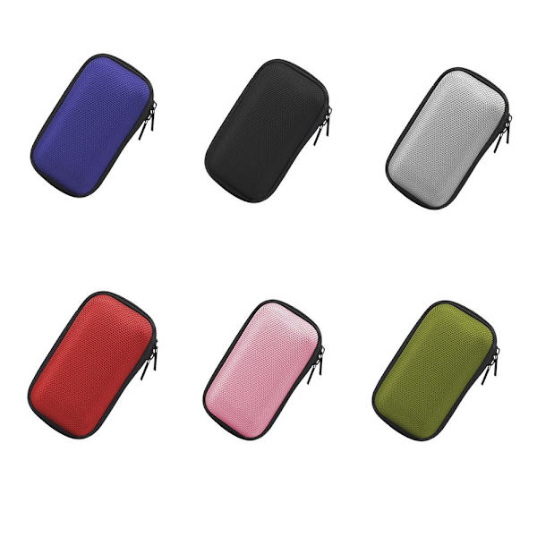 Digital Organizer Headset Case Box PUNAINEN Red
