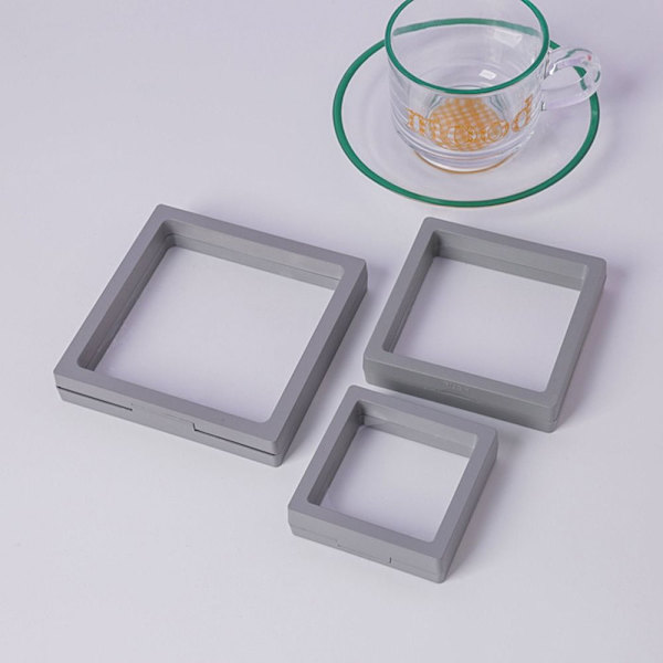 2st Display Case Suspension Förvaring GRÅ grey