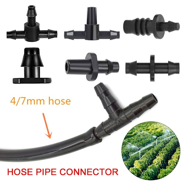 Slangerørforbindelse Slangefitting 100PCS-7 100PCS-7 100Pcs-7