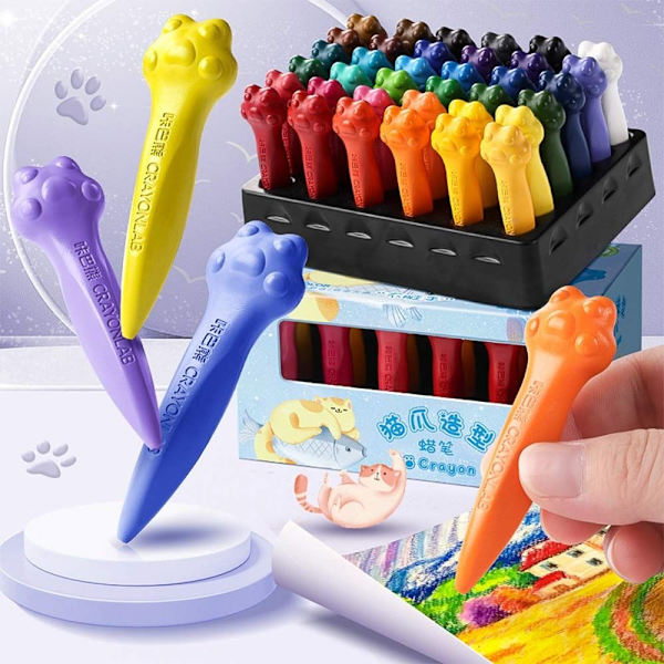 12/24/36 Farger Plast Crayon Farget Crayon 24FARGER 24FARGER 24Colors