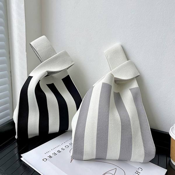Mulepose Knot Håndledstaske SORT black