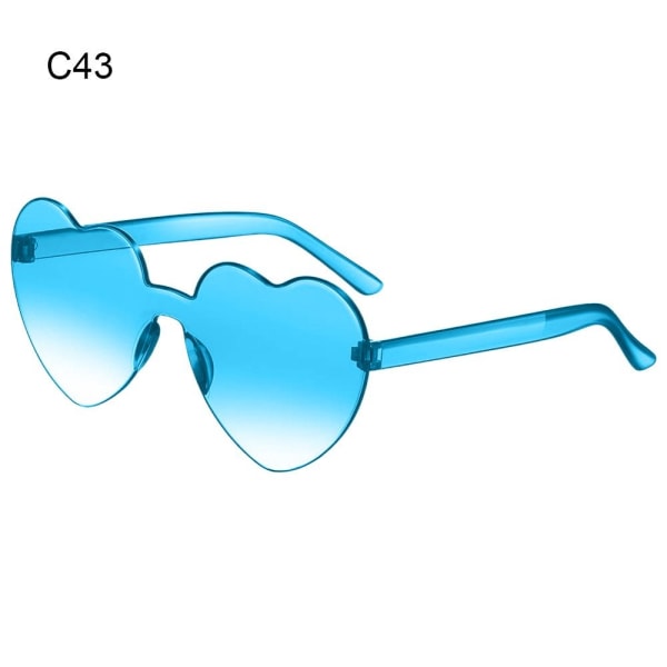 Hjärtformade solglasögon Hjärtglasögon C43 C43 C43