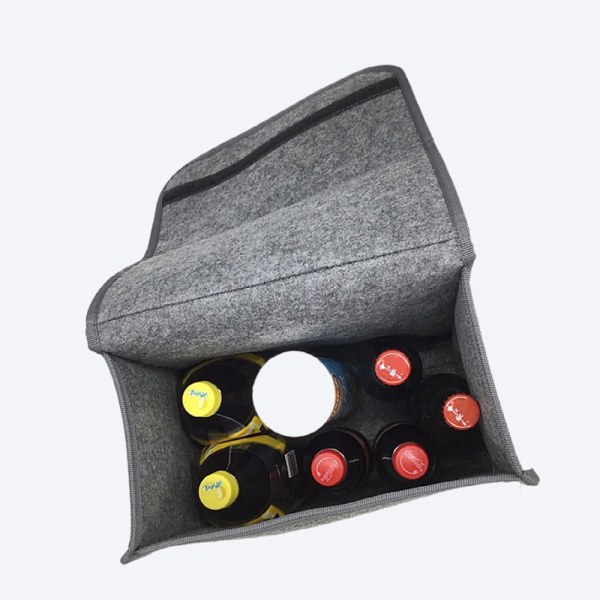 Filt Oppbevaringsboks Bag Filt Duk Oppbevaringsboks LYS GRÅ Light Gray 30x17x29cm