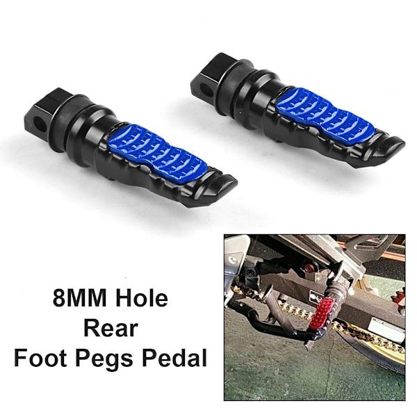 2st Motorcykel Bakpassagerare Fotpinnar Fotpinnar Pedaler GULD Gold