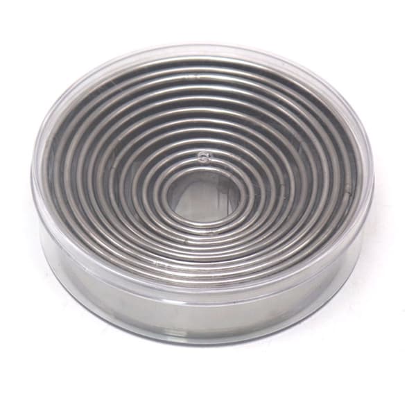 12 Stk Cookie Cutter Sæt Circular Biscuit Cutters Donut Ring
