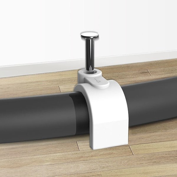 100 stk Circle Wall Clip Kabelklemmer 5MM 5mm