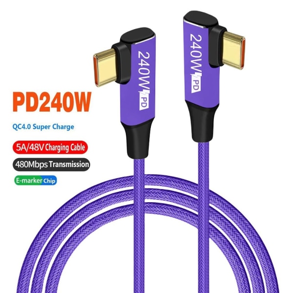 USB-C pikalatauskaapeli Type-C Datajohto 0,5M 0.5m
