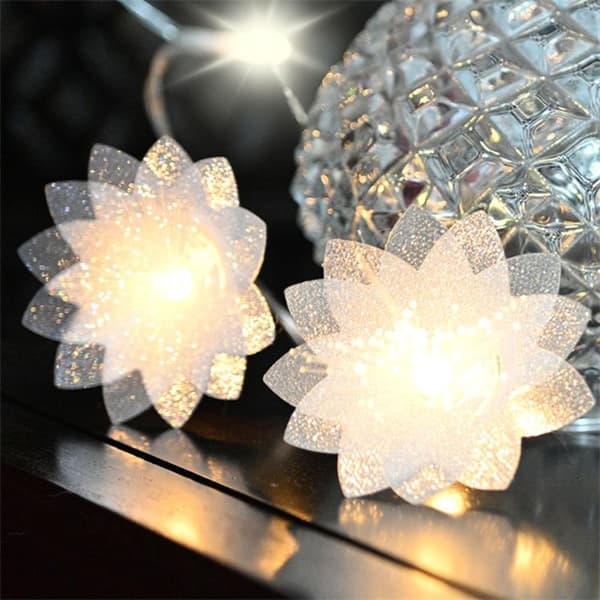 String Lights Led Lights String FLERFARGE BATTERI STRØM multicolor battery power-battery power
