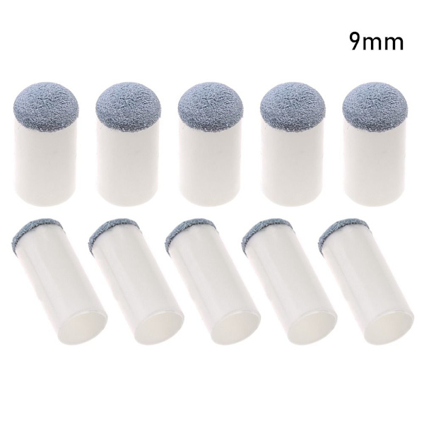 2 pakker 10 stk./pak. Billard kø-spidser Tipbeskytter 9MM 9MM 9mm