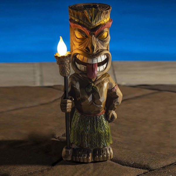 Totem Figur Have Lys Ornamenter