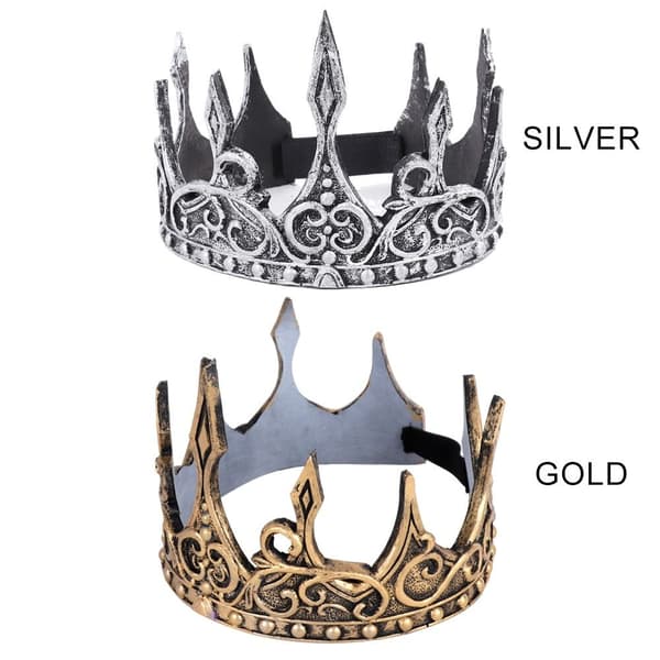 King'S Crown Middelalder King's Crown Head SØLV silver