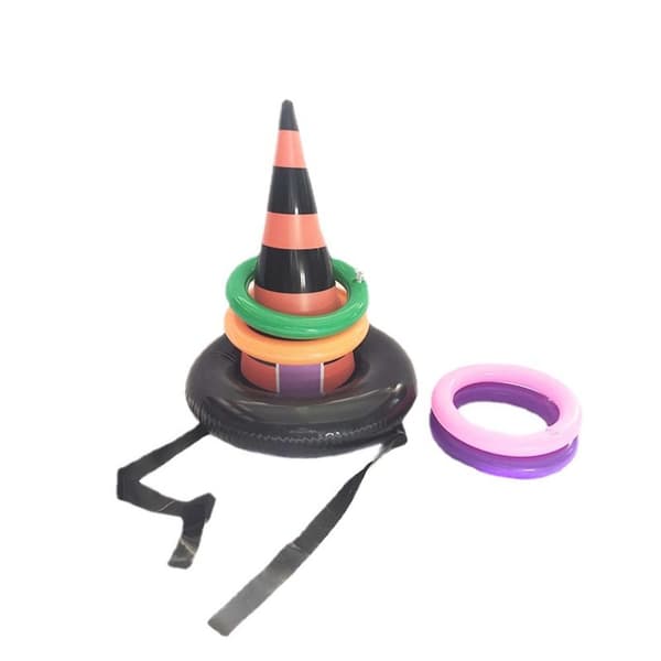 Uppblåsbart Ringkastningsspel Häxhatt Ferrule Leksaker Halloween
