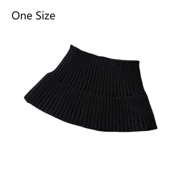 Vinter Neck Wrap Fake Collar Pullover BLÅ blue