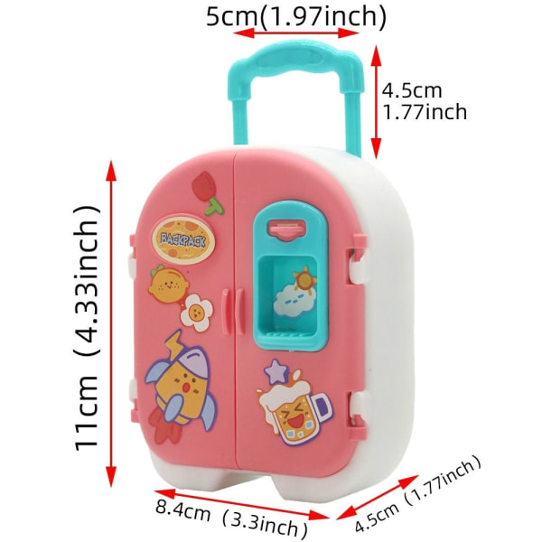 Nuken matkalaukku Nuken matkalaukku PINK Pink