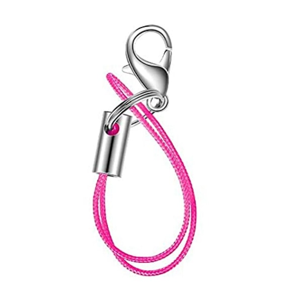 100ST Fint rep Hummerspänne Lanyard 100ST ROSA 100PCS Pink