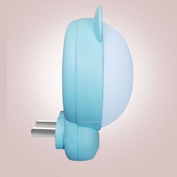 LED Nattlampe Varmt Lys BLÅ EU-STØPLING EU-STØP blue EU Plug-EU Plug