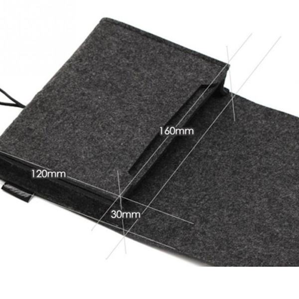 Organizer Mini huopakassi VAALEANHARMAA Light Grey