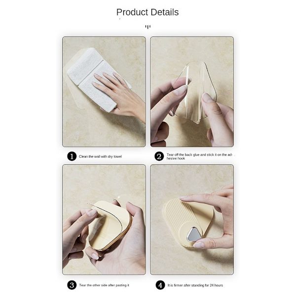 4 Stk Slipper Hanger Krok Robe Hangers Multi-Purpose Krok