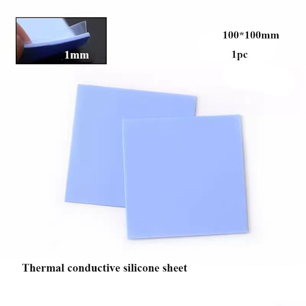 Silikon Thermal Pad Thermal Pad Sheet 100X100MM 1MM 100x100mm 1mm