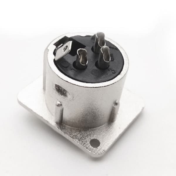 4 kpl XLR-liitinsovittimen liitinpistoke