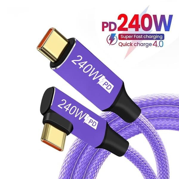 USB-C Hurtigopladningskabel Type-C Dataledning 2M 2m