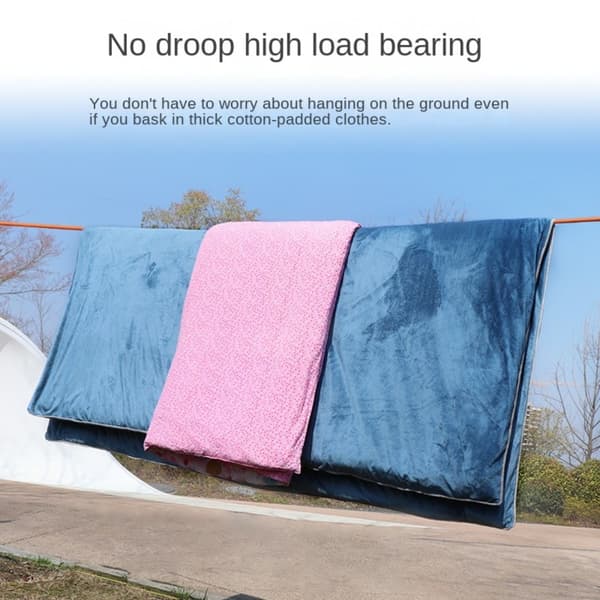 Tuulenpitävä Clothes Line Clothesline Basking Rope 300cm