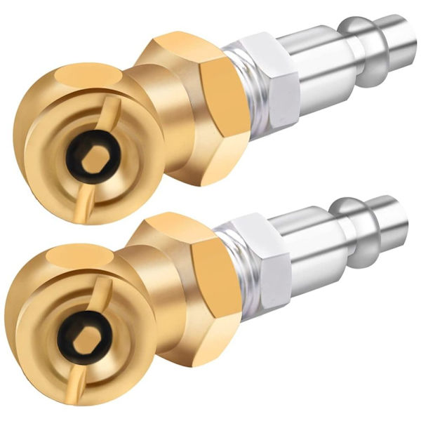 2pack Ball Inflator Luftslangskopplingar Kompressormunstycke