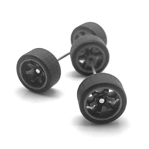 Bilhjul Gummidæk SORT black