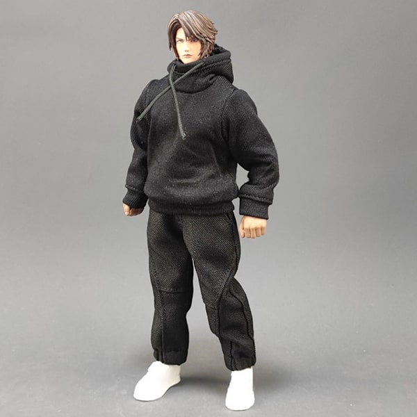1/12 Miniatyrklær Soldat Fritidsbukse SVART Black