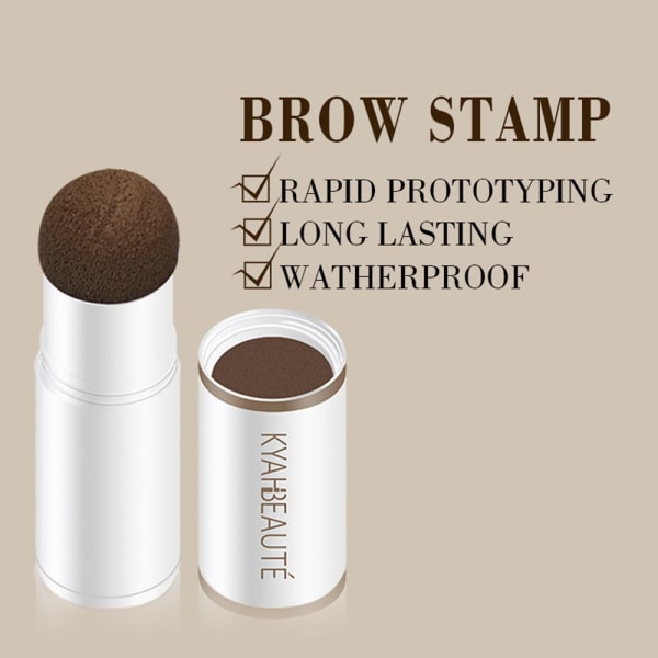 Brow Stamp Shaping Kit One Step Mörkbrun dark brown