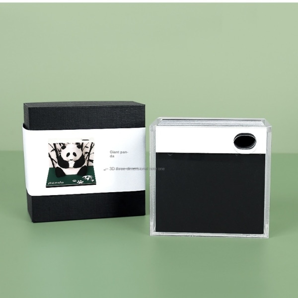 Panda Paper Model Notepad 217Sheets Memo Pads 3D Sticky Notepad