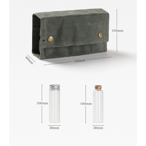 Maustepullosetti Set KHAKI PUSSI JA PULLOT PUSSI JA khaki bag and bottles-bag and bottles