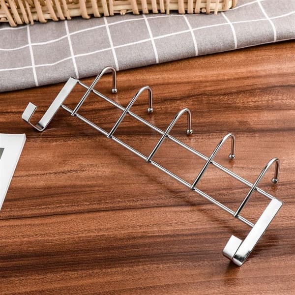 5 Hooks Rack Koti Kylpyhuone Organizer Pyyhe oven koukut