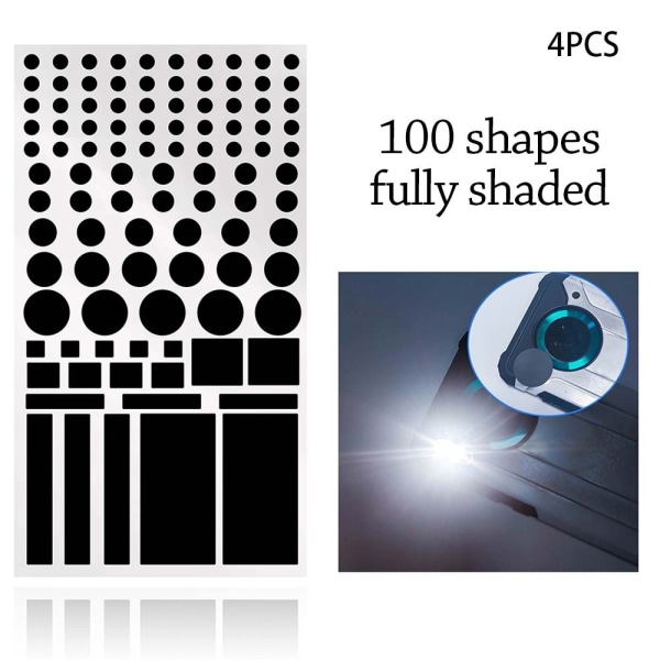 4 KPL Autotarrat Pimennystarrat 4 KPL (FULL SHADING) A(FULL 4PCSA(full shading)
