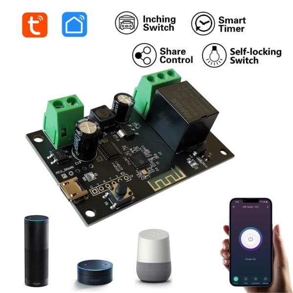 Trådløs Smart Switch Relay Module WiFi Repeater Module Wifi