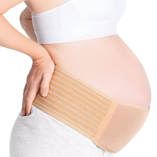 Maternity Belly Band Graviditet Mage Belte SVART S black S