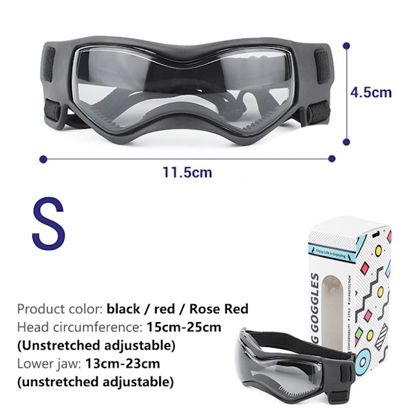 Pet Solbriller Pet Goggles ROSE RED rose red