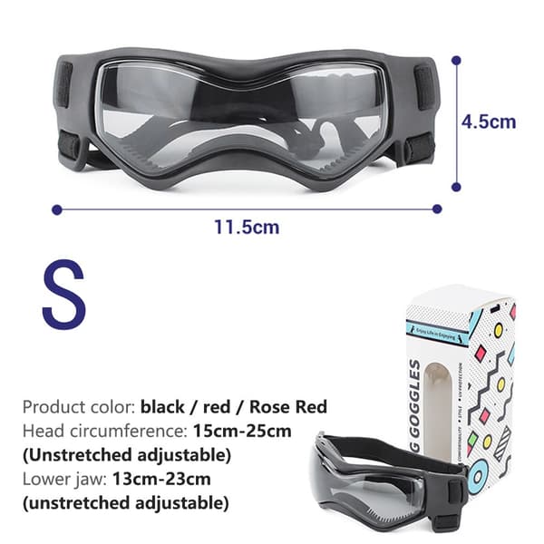 Pet Solbriller Pet Goggles SORT black