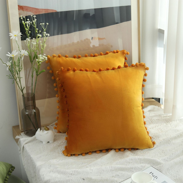 2 STK Putetrekk Puteveske GUL Yellow